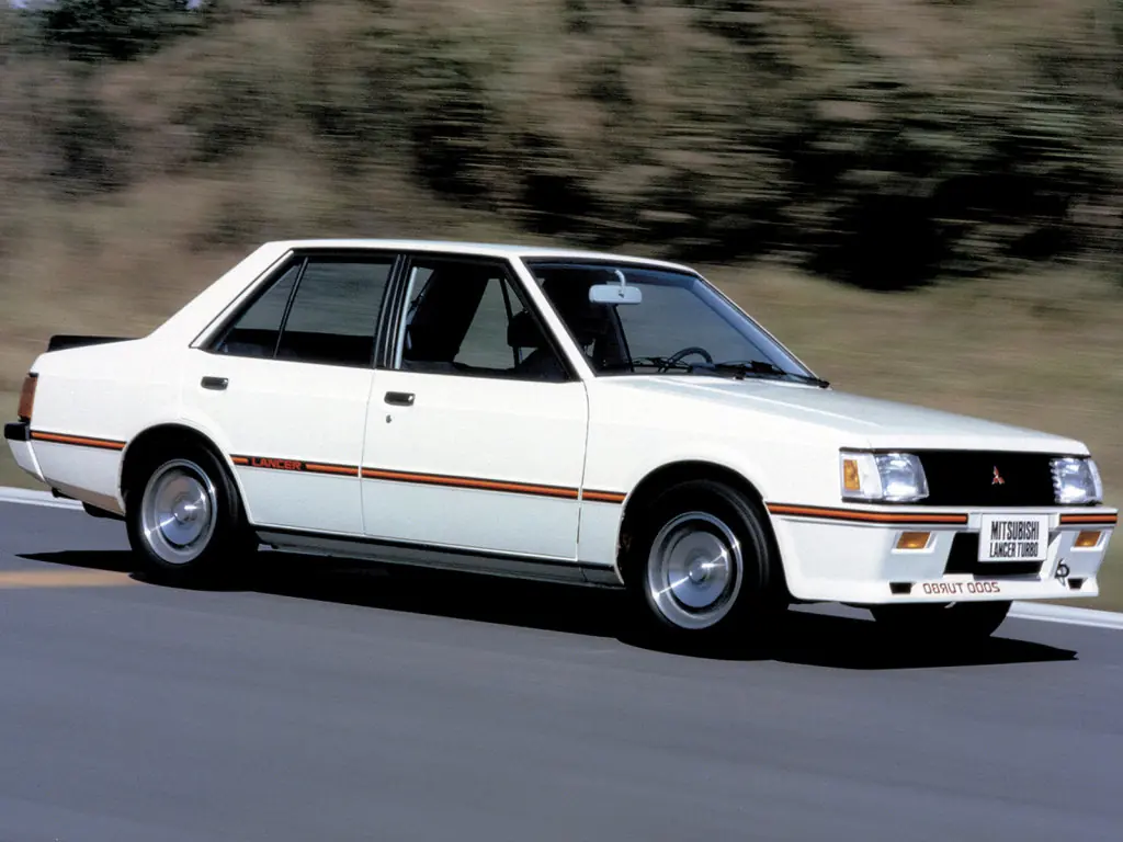Mitsubishi Lancer (A171, A172, A174) 3 поколение, седан (05.1979 - 11.1987)